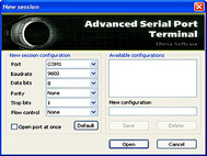 Eltima Serial Port Terminal screenshot